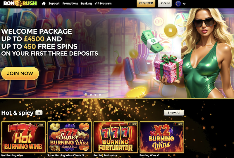 BonRush Casino Codes